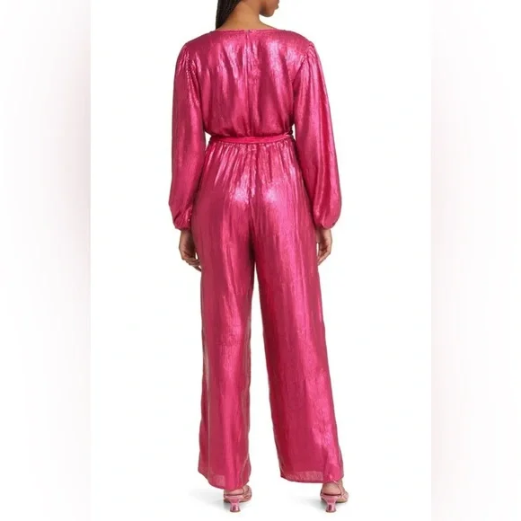BTFL- LIFE Liza sequin long sleeve Jumpsuit - Picture 2 of 8